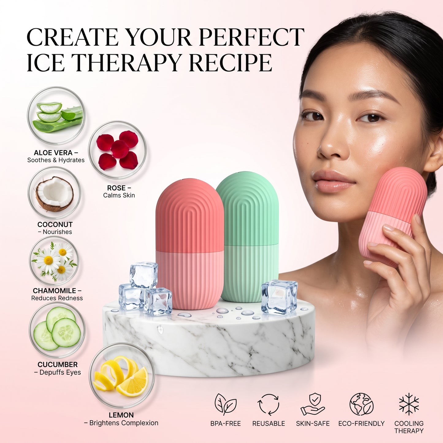 Silicone Ice Roller for Face